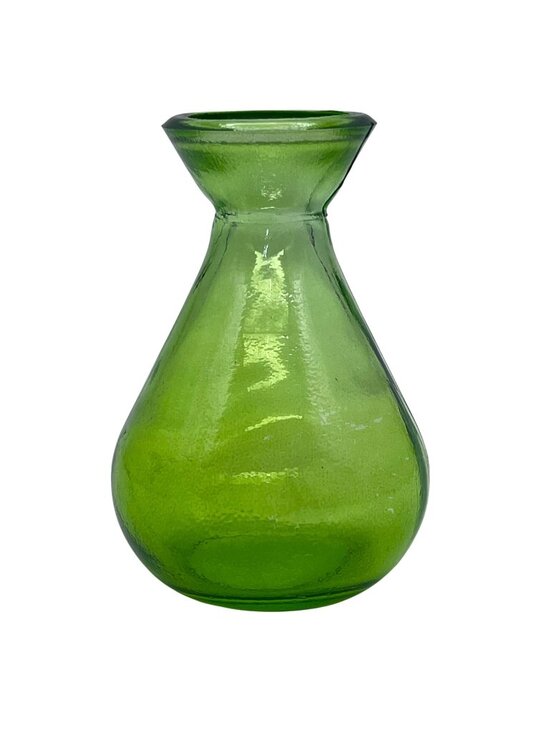 Couronne Company Other - Vintage Couronne Company Apple Green Recycled Glass Bud Vase Made In Spain